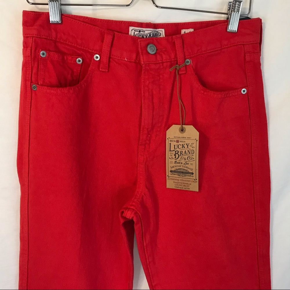 Lucky Brand Jeans Authentic Straight Crop NWT - Picture 4 of 9